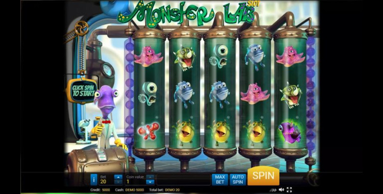 Игровой автомат Monster Lab